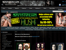 Tablet Screenshot of morphstore.com